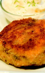 2010-Autumn-Oregon-Food-Recipe-Salmon-Cakes-with-Truffle-Mayonnaise-eat-cook-chef
