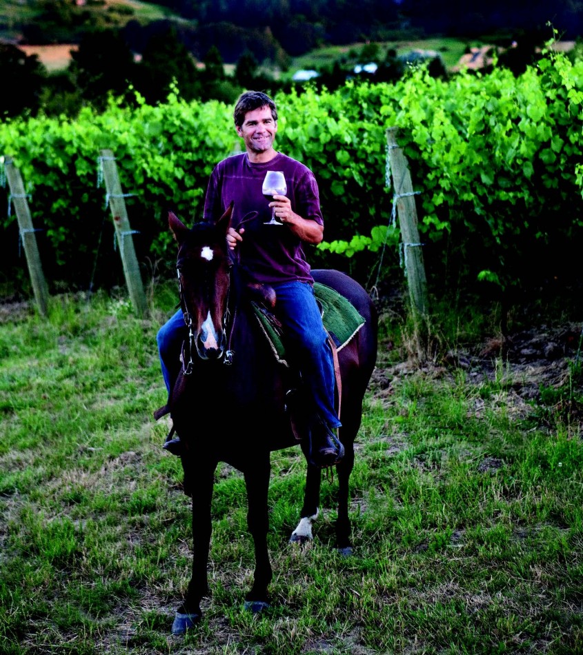 2010-Autumn-Oregon-Travel-Wine-Willamette-Valley-ArborBrook-Vineyards-Steve-Porino-horseback