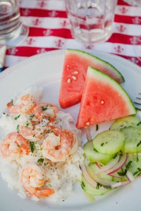 home-grown-chef-simple-summer-meal-shrimp-garlic-cucumber-salad-food-dinner-1859-1