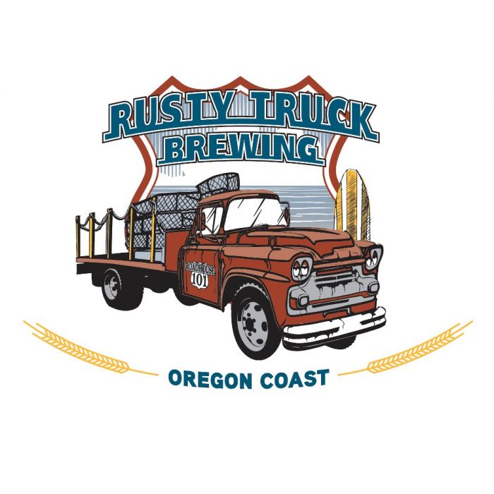 oregon-coast-lincoln-city-rusty-truck-brewing-logo