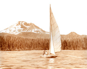 Sailing on Elk Lake