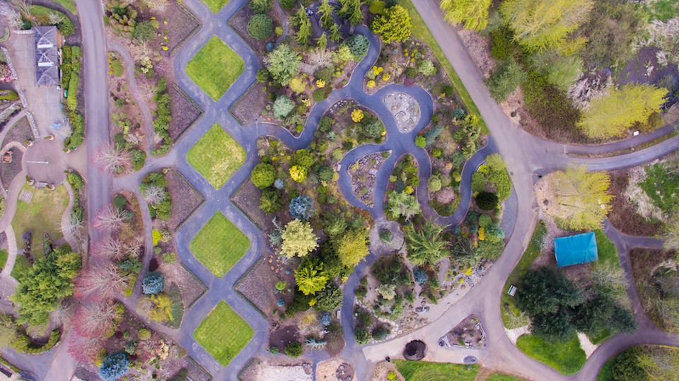 Above Oregon Gardens