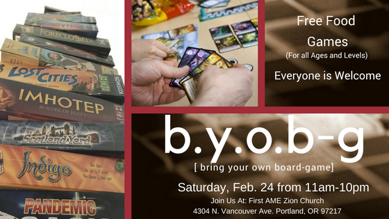 BYOB-G (Bring Your Own Board-Game)