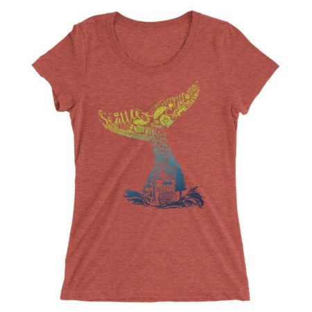 Washington Whale Tail Ladies' short sleeve t-shirt