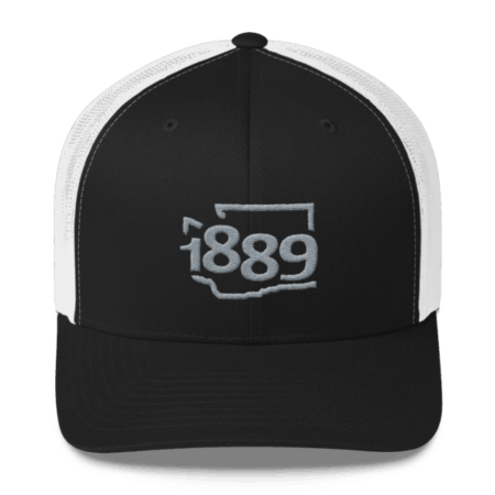 Washington Statehood 1889 Baseball Cap (gray)