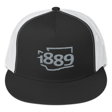 Washington Statehood 1889 Trucker Hat (gray)