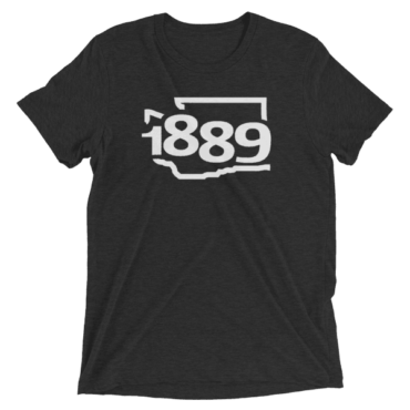 Washington Statehood 1889 Short-Sleeve T-Shirt (white)