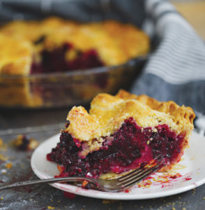 Lemon lets the Oregon blackberries shine in this traditional pie.