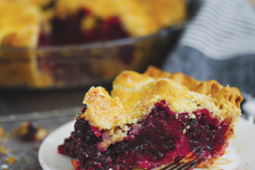 Lemon lets the Oregon blackberries shine in this traditional pie.