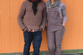 Black Futures Farm co-owners Malcolm Hoover, left, and Mirabai Collins.