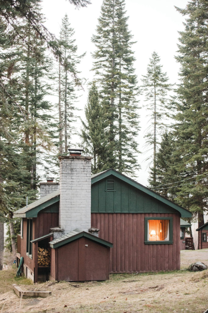 Wallowa Lake cabins evoke pure Americana.