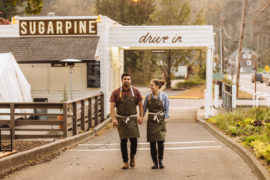 Sugarpine Drive-In owners Ryan Domingo and Emily Cafazzo bring big-city know-how to a charming roadside eatery.