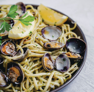Oregon clam linguine is simple to make, gourmet in its presentation and delicious to the taste.