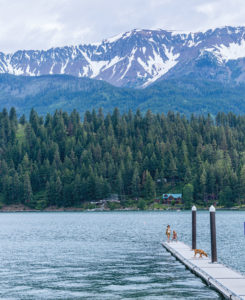 Wallowa Lake in Eastern Oregon is a premier spot to unplug for an Oregon staycation.