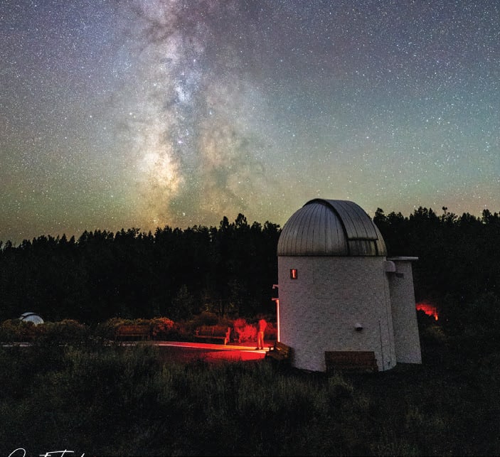 Choose a clear night to visit Pine Mountain Observatory near Bend.