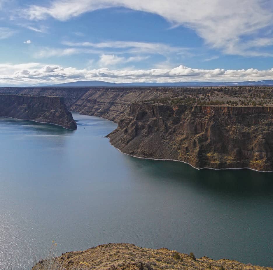 The handsome Lake Billy Chinook in Central Oregon.
