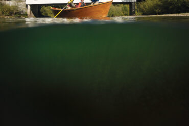 Wooden drift boats were the only and early form of transportation along the challenging McKenzie River.
