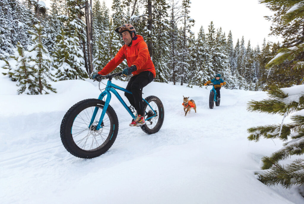 Wanoga Sno-Park in Bend is a new groomed trail for fat bikes.