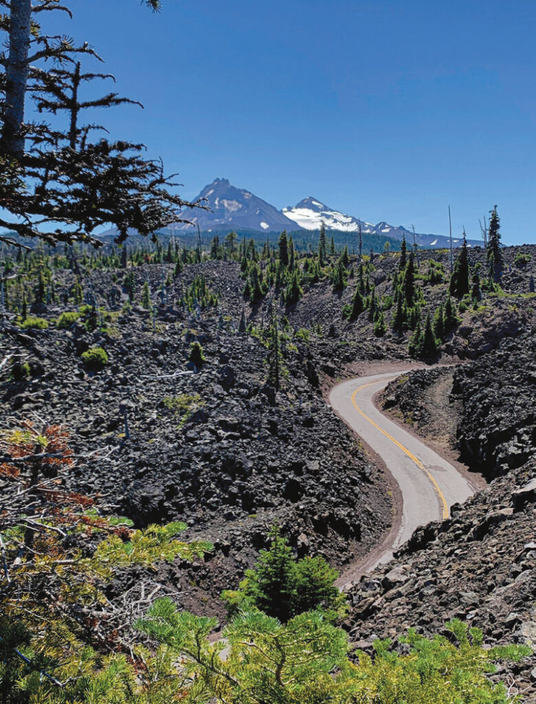 The Old McKenzie Highway is open to vehicles in the summer and cyclists in the spring.