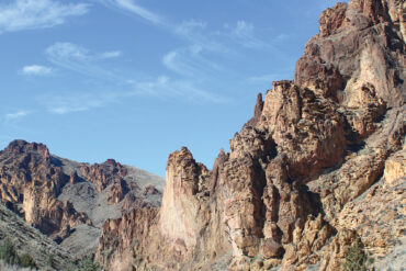 Volcanic rock and wildlife are the towering themes in Eastern Oregon's Leslie Gulch.