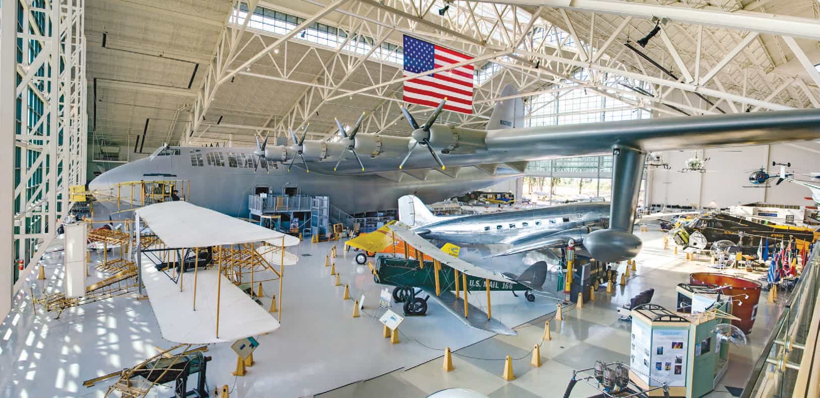 Evergreen Aviation & Space Museum is home to the famed Spruce Goose, Howard Hughes’ flying folly.