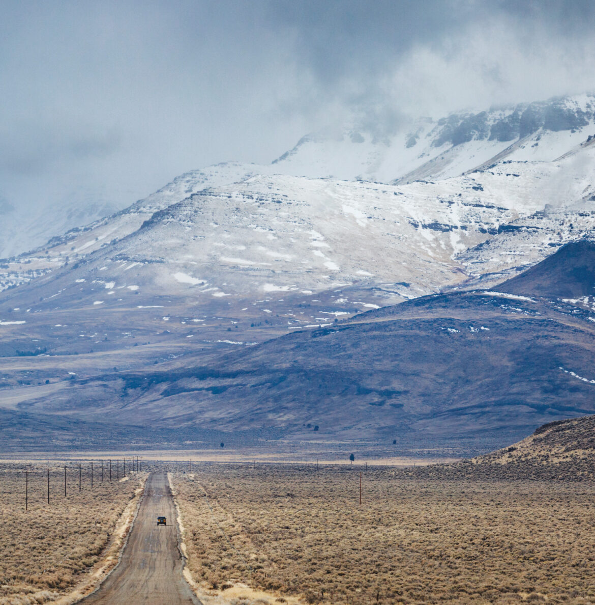 Steens Mountain in winter is an exhilarating outing in showshoes or backcountry skis.