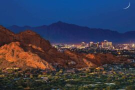 Phoenix offers desert air with a dash of sprawl. February and March see the flocks of snowbirds descend on the city.