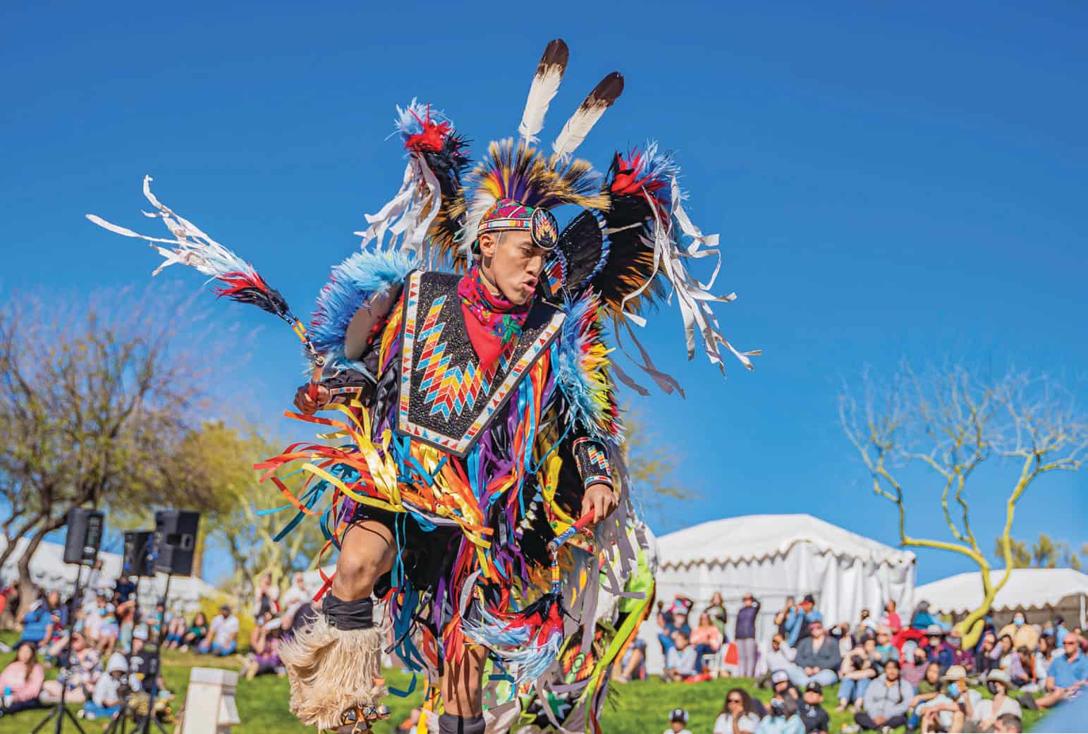 The annual Heard Museum Guild Indian Fair & Market—which showcases more than 600 Native American artists and draws thousands of visitors—is held on the Heard Museum campus.