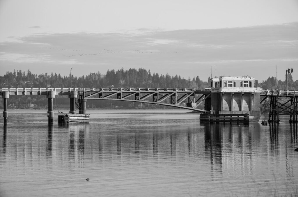 The modern Highway 101 route is faster and more direct, but the Lewis and Clark River Bridge helps keep the old route scenic and functional.
