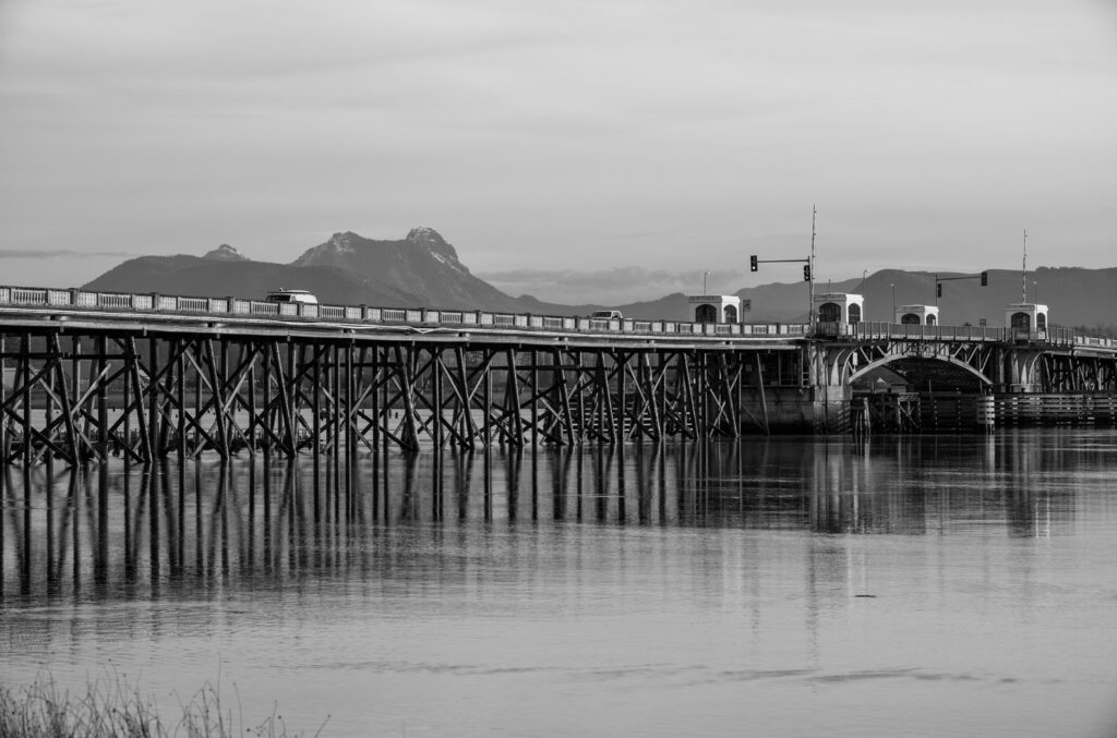The Old Youngs Bay Bridge was one of McCullough’s first designs as state bridge engineer, and it still provides an important link in the Astoria area.
