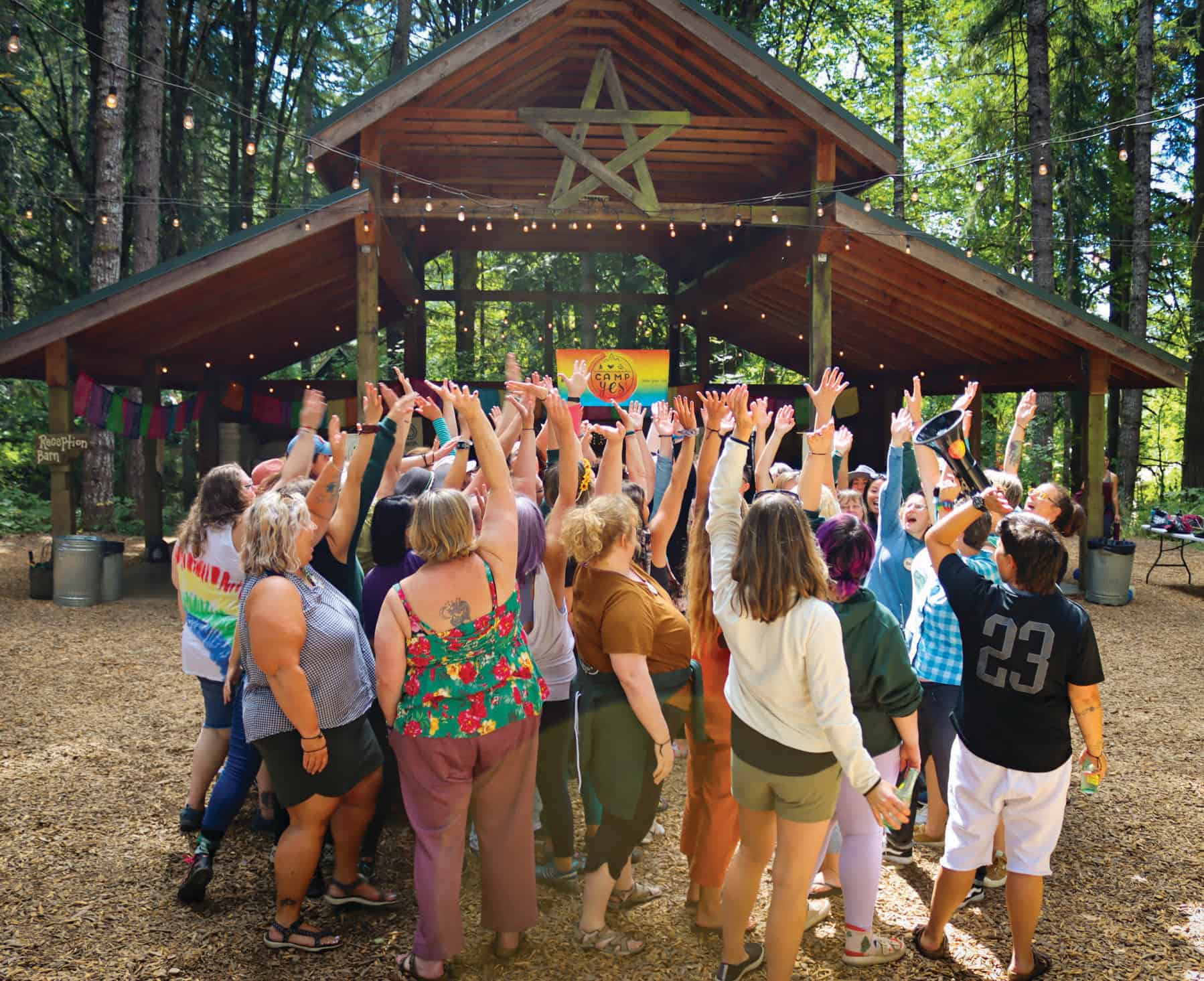 Camp YES, a retreat for female leaders on the Oregon Coast.

