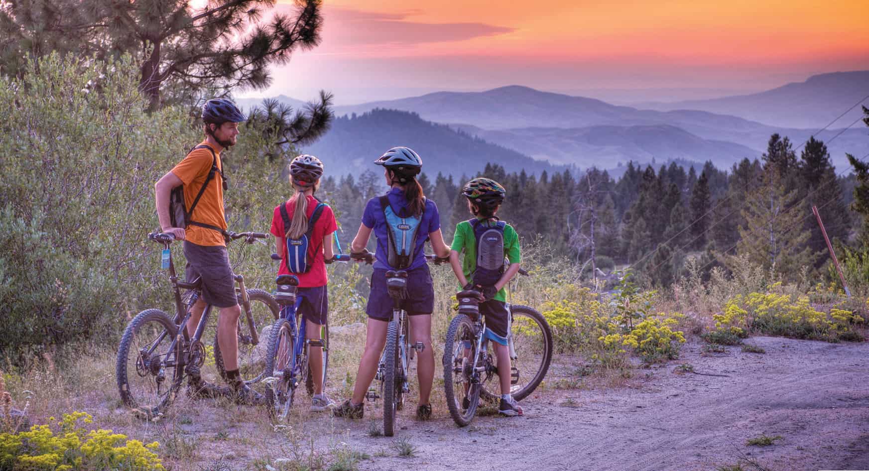 Bogus Basin Mountain Recreation Area offers mountain biking for many levels.