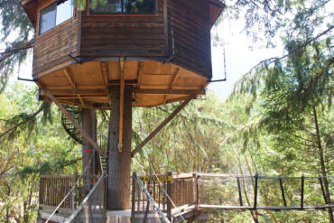 Out ‘N’ About Treehouse Treesort features an assemblage of unusual stays perfect for a memorable summer getaway.