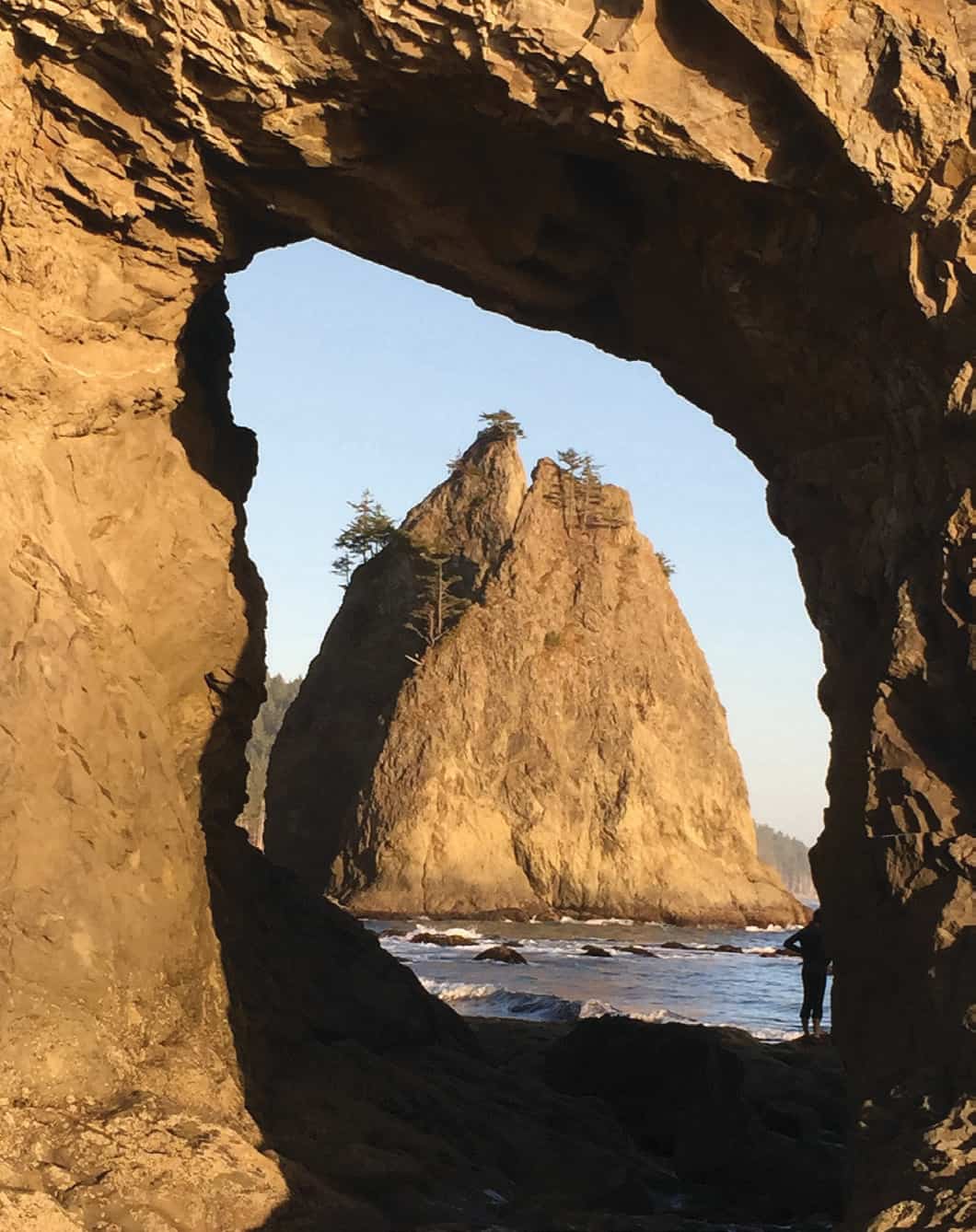 Another Instagram moment at Hole-in-the-Wall at Rialto Beach.