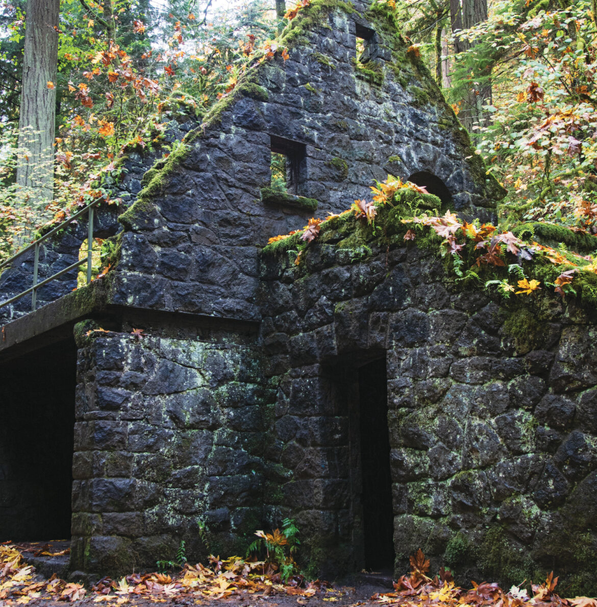 Witch’s Castle in Forest Park is a creepy symbol of a creepy seduction and subsequent murder.