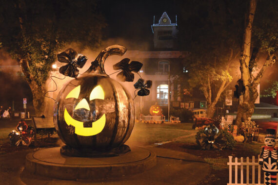 Spirit of Halloweentown festivities transform the town of St. Helens in the fall.