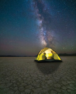 Southeastern Oregon’s Alvord Desert is one of the state’s darkest places to ogle stars and the Milky Way.