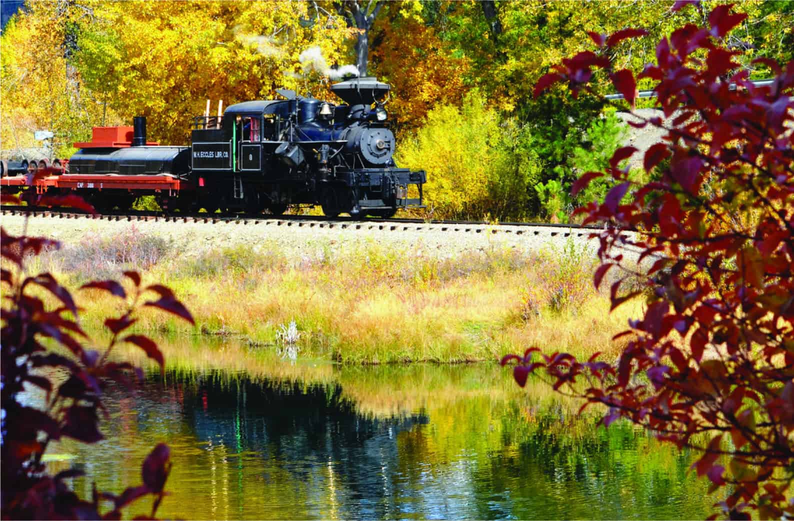 Sumpter Valley Railroad’s classic steam engines take visitors between an old mining town and a train depot.
