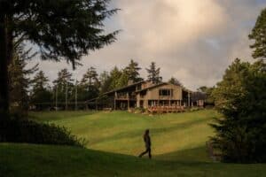 Exterior shot of Salishan Coastal Lodge