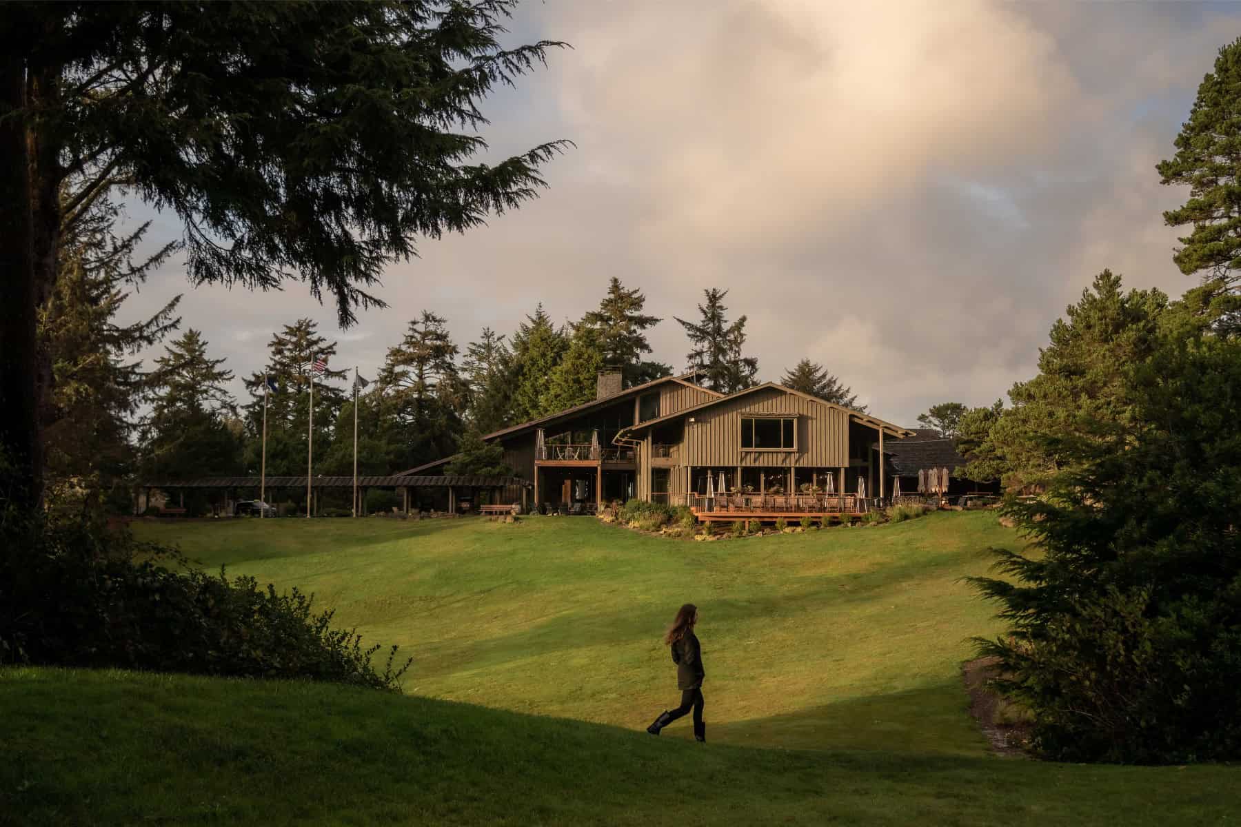 Exterior shot of Salishan Coastal Lodge